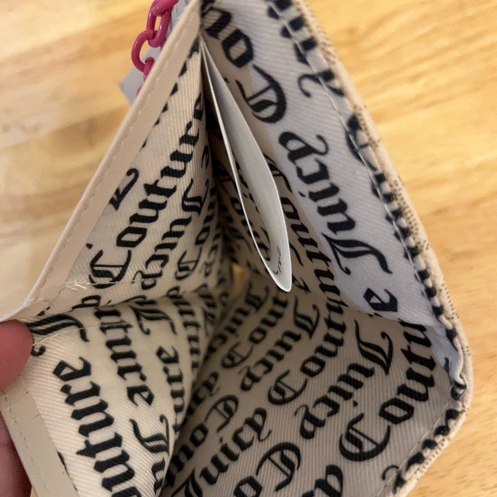 Juicy Couture “Can't Tame Her" bifold wallet with a pullout card holder. - Picture 5 of 16